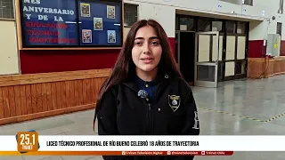 Liceo Técnico Profesional de Río Bueno celebró 18 años de trayectoria