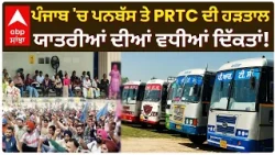 PRTC-Punbus Strike: ਪੰਜਾਬ 'ਚ ਬੱਸ ਹੜਤਾਲ ਦਾ ਅਸਰ, ਸਰਕਾਰ ਨਾਲ ਮੀਟਿੰਗ 'ਤੇ ਟਿਕੀਆਂ ਨਜ਼ਰਾਂ | Abp Sanjha
