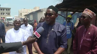 VP JALLOW INSPECTS FISH SMOKING CENTER IN BANJUL