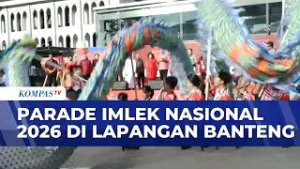 Keseruan Parade Imlek Nusantara 2026 Digelar di Lapangan Banteng | KOMPAS PETANG