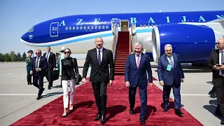 Azərbaycan Prezidenti İlham Əliyev Qırğızıstana işgüzar səfərə gedib