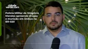 Polícia Militar de Simplício Mendes apreende drogas e munição em ônibus na BR-020