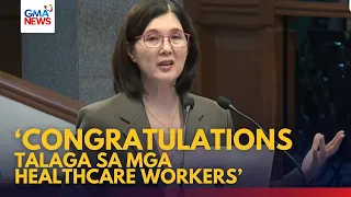 Sen. Pia Cayetano, sumaludo sa 'overworked, underpaid' healthcare workers | GMA News