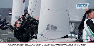 SRV ALBA IANNI AND GIUSEPPE BICOCCHI WIN SILVER AT THE 420 JUNIOR EUROPEANS IN LITHUANIA