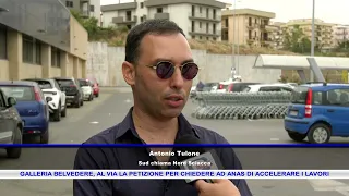 GALLERIA BELVEDERE, AL VIA LA PETIZIONE PER CHIEDERE AD ANAS DI ACCELERARE I LAVORI