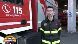 Di Buon Mattino (TV2000) - Firefighters, Simone's dream: following in his grandfather Roberto's f...