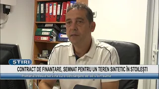 FUNDING AGREEMENT SIGNED FOR A SYNTHETIC PITCH IN STOILEȘTI