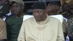 PRESIDENT BARROW INAUGURATES KABADA ROAD