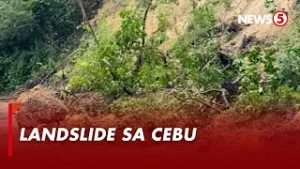 Landslide, naitala sa Balamban City sa Cebu