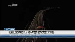 LIGHTS ARE TURNING ON THE A1 SIBIU–PITEȘTI! TESTING UNDERWAY IN THE TUNNEL
