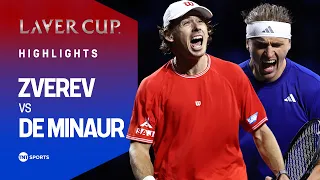 DOWN TO THE WIRE 🔥 | Alexander Zverev vs Alex de Minaur | Day 2 | Laver Cup 2026 Extended Highlights