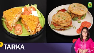 Golden Crunch Chicken Sandwich and Laccha Paratha Burger | Rida Aftab | Tarka | 30 July 26