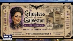 Talking with the Ghostess of Galveston on Houston Live and Local