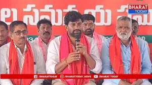 క్యాతనపల్లి : ఎఐటియుసి నాయకులతో కలిసి మాజీ ఎమ్మెల్యే సుమన్ మీడియా సమావేశం | BT 