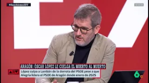 Urquizu confiesa estar "bastante triste" por las palabras de Óscar López a Lambán - Al Rojo Vivo