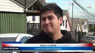 24 JUL 2026 Vecinos exigen solución definitiva por socavones en pasaje Luis Bossay