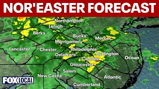 NJ nor'easter: Tracking the storm and its Jersey Shore, Delaware beach impacts