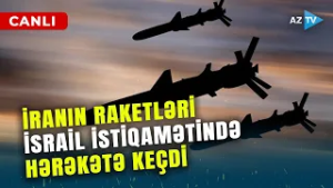 İran raketləri İsrailə istiqamətləndi: əhaliyə çağırış edilir, GƏRGİN VƏZİYYƏT