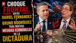 CHOQUE FRONTAL ENTRE DARIEL FERNANDEZ Y BRUNO RODRIGUEZ TRAS NUEVAS MEDIDAS ECONOMICAS EN CUBA