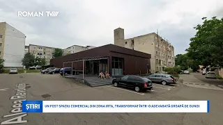 Un fost spațiu comercial din zona IRTA, transformat într-o adevarată groapă de gunoi