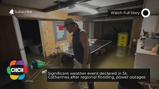Significant weather event declared in St. Catharines after regional flooding, power outages