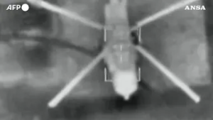 L'elicottero IRANIANO nel mirino dell'IDF: il video a infrarossi dell'esplosione nella notte