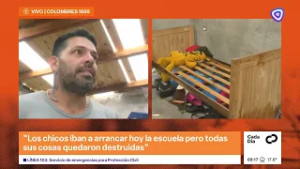 Tormenta en Rosario: una familia sufrió la voladura del techo de su casa