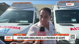 Trujillo: Ambulances to be delivered to Ascope province
