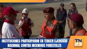 ? Instituciones participaron en tercer ejercicio nacional contra incendios forestales