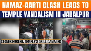 Stone Pelting Erupts In Jabalpur After Temple Grill Broken During Aarti | News9
