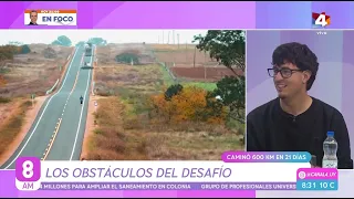 La travesía solidaria de Franco Mazondo