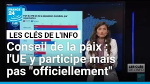 Conseil de la paix : l'UE y participe mais pas "officiellement" • FRANCE 24