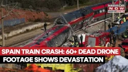 Spain Rail Accident: Aerial Visual Shows Aftermath Of Devastating Incident Involving Two Trains
