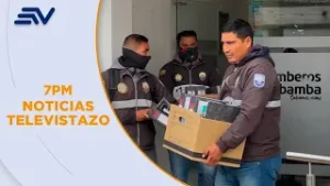Fiscalía y Policía allanan oficinas y viviendas en Riobamba por presunto peculado | Televistazo