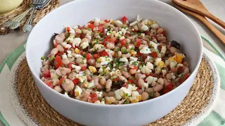 EMPEDRAT 🥗 | The CATALAN WHITE BEAN and COD SALAD (Fresh and Easy)