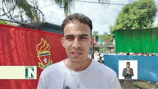 Community event held in the town of Las Minas