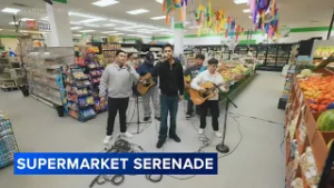This supermarket doubles as concert venue