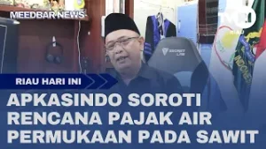 APKASINDO SOROTI RENCANA PAJAK AIR PERMUKAAN PADA SAWIT