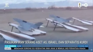 Pasukan Iran Serang Aset AS, Israel, Dan Separatis Kurdi