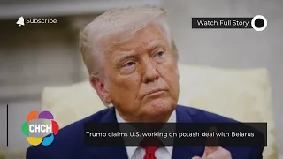 Trump claims U.S. working on potash deal with Belarus