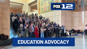 Portland Public Schools faculty, students lobby for funding at Oregon State Capitol