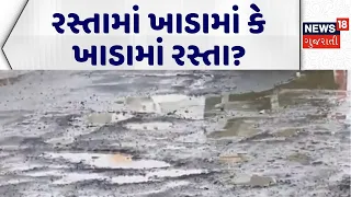Gujarat Road Damage News | રસ્તામાં ખાડામાં કે ખાડામાં રસ્તા? | Pothole | Road Damage | Monsoon