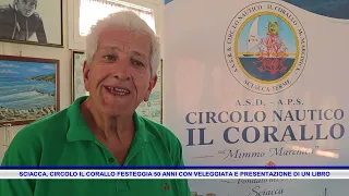 SCIACCA, CIRCOLO IL CORALLO FESTEGGIA 50 ANNI CON VELEGGIATA E PRESENTAZIONE DI UN LIBRO