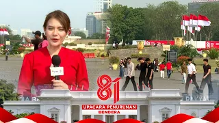 Warga Penuhi Monas! Antusias Ikuti Pesta Rakyat | Upacara Penurunan Bendera