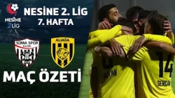 Somaspor vs. Aliağa FK | Nesine 2nd League Week 7 Match Highlights