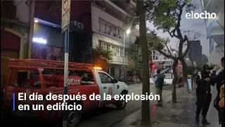 THE DAY AFTER THE BUILDING EXPLOSION