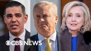 Democrats, Republicans and Hillary Clinton speak after Epstein deposition