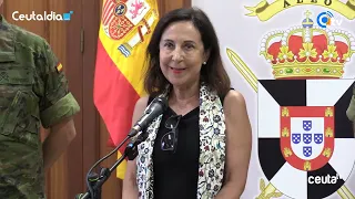 Robles insists on a "very Spanish" Ceuta amidst women on the verge of a nervous breakdown