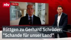 Altkanzler Schröder feiert im Ukraine-Krieg mit Putin Geburtstag, Röttgen findet klare Worte | ntv