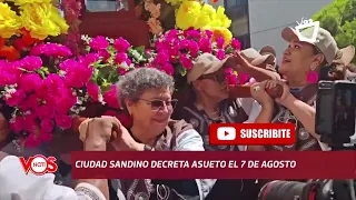 Ciudad Sandino declares August 7 a holiday